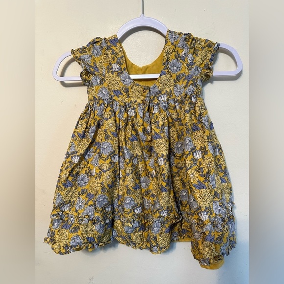 Joie 4T Multicolor Short Sleeve Dress Scoop Neck Fully Lined - Picture 5 of 5